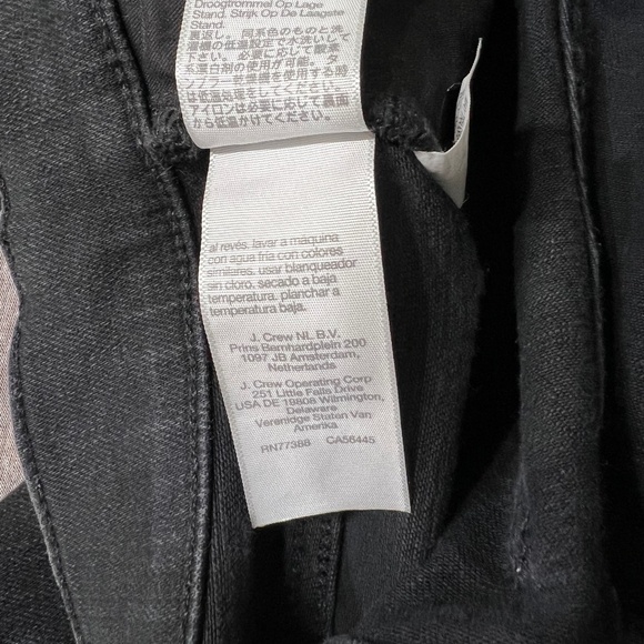 Madewell Tall Kick Out Crop Jeans Black Rinse Wash - Picture 13 of 16